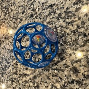 Blue Interactive “O” Baby Ball Toy